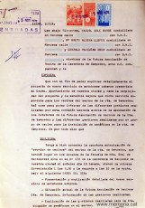Instància signada per Manuel Solé Barbé, Maria Oreto Alsina Llopis i Gonçal Mascuñan Boix demanant autorització per fer la reunió. 