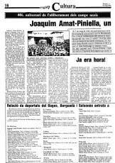 Reportatge publicat a "Regió7" el 4-5-1985, amb motiu del 40è aniversari de l’alliberament dels camps nazis i de l’homenatge a Amat-Piniella
