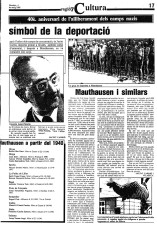 Informació publicada a "Regió7" el 9-5-1985, sobre l’homenatge que es retia l’endemà a Joaquim Amat.