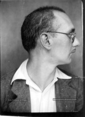 Joaquim Amat-Piniella l'any 1945, poc després de sortir de Mauthausen. (Arxiu Comarcal del Bages. Fons Joaquim Amat-Piniella)