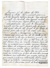 Carta enviada per Manel Prat a la seva germana Rosa Prat i al seu cunyat Amadeu Rosell del 21 de març"