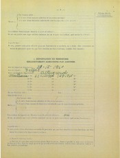 14/11/1954: L’expedient de sol·licitud de concessió del títol de deportat polític al govern francès. (Font: Archives des Victimes des Conflits Contemporanis – Caen, França).

