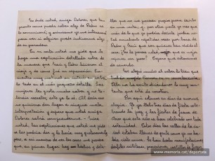 Carta del 10 de maig de 1945 de F. Vilaró a Dolors Vila, encara sense notícies de Pere brunet (Font: arxiu personal de Ferran Brunet)