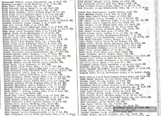 Inscripció de Comín al llistat de presoners de guerra francesos comunicat per les autoritats alemanyes l'octubre de 1940 (Font: Bibliothèque Nationale de France)