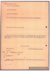 Acta de defunció de Bernat Comín feta a Mauthausen. (Font: ITS Bad Arolsen)