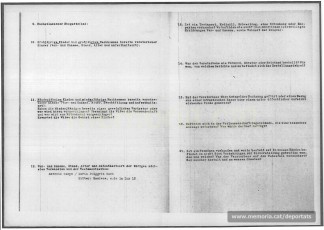 Acta de defunció de Miquel Camps feta a Mauthausen. (Font: ITS Bad Arolsen)