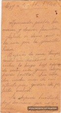 Postal del presoner de guerra Pere Parés a la seva família des del Frontstalag 210 d'Estrasburg, doblement censurada pels serveis alemanys i espanyols. Novembre de 1940 (Font: arxiu personal de Joan Pallejà Parés)