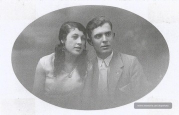 Jaume Viladrosa i Petra Morales, durant el seu prometatge (Font: arxiu particular de Núria Viladrosa Cutrina)