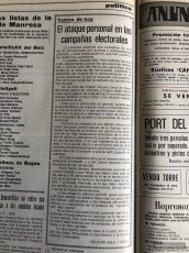 El ataque personal en las campañas electorales. Celdoni Sala i Vidal (Gazeta de Manresa, 3/3/1979)