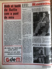 Entrevista a Ramon Cuitó i Miserachs. Joan Lladó i Font. Gazeta de Manresa, 31/3/1979