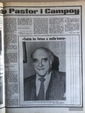 Fernando Pastor Campoy. Joan Lladó i Font. Gazeta de Manresa, 29/3/1979