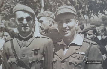 Albert Torra i Ferrer i Iscle Selga i Ubach, l’any 1938. (Col·lecció de la família d’Albert Torra).