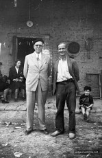 Josep Aliet Rius (dreta) amb el germà del seu millor amic d’Albesa. Moissac - Tarn i Garona. (Arxiu familiar)