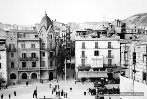 Any 1949. Fotografies enregistrades des del pis de Joan Prat Pons, al carrer del Born.