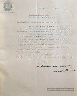Joan Prat Pons, “Comendador de la Orden Civil de Alfonso X el Sabio”. (octubre del 1952)