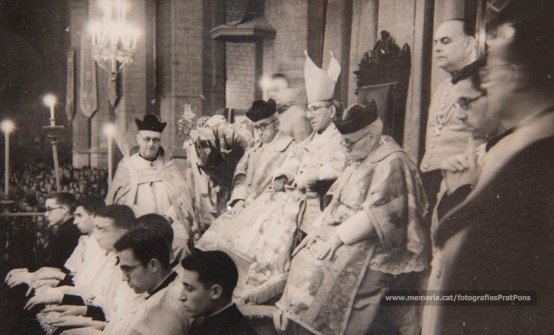 Celebració del solemníssim Pontificial a la basílica de la Seu.