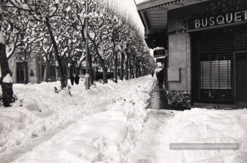 : La nevada del Nadal del 1962 a Manresa.