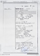 Certificat de defunció de Joan Prat Pons (Col·lecció familiar).
