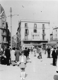 1970: Ana Ballesteros a Sant Domènec Foto enviada per Ana Ballesteros Garriga)