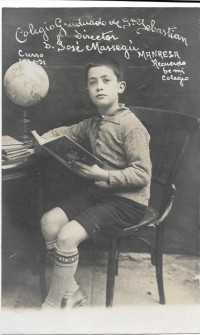 Curs 1930/31:  Alumne de l'Escola Massegú . (Foto enviada per Montserrat Pons)