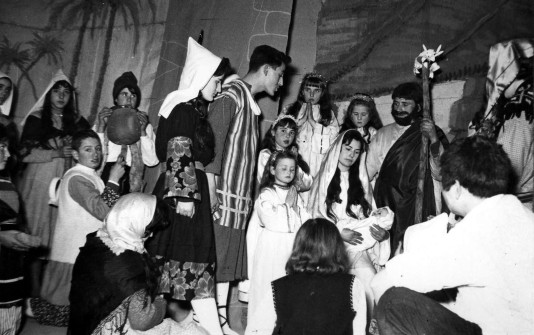 1961:  Els Pastorets de Viladordis. (Foto enviada per Judit Feixó Munoz)