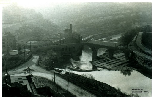 1968:  Pont Vell. (Foto enviada per Antònia M. Gorgas Bargay)