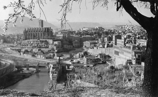 1969:  Vista general de la ciutat. (Autor: Antoni Quintana Torres. Foto enviada per Jaume Quintana)