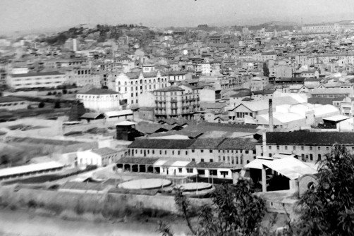 1960:  Vista general de Manresa. (Foto enviada per Jaume Jorba Barbéo)