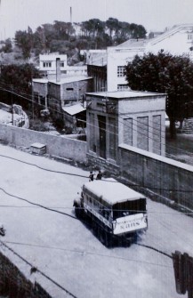 1964:  Obres d'obertura de la Via de Sant Ignasi. (Foto enviada per Montserrat Prat Simón)
