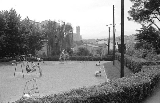 1970:  Parc de la Piscina. (Autor: Antoni Quintana Torres. Foto enviada per Jaume Quintana)