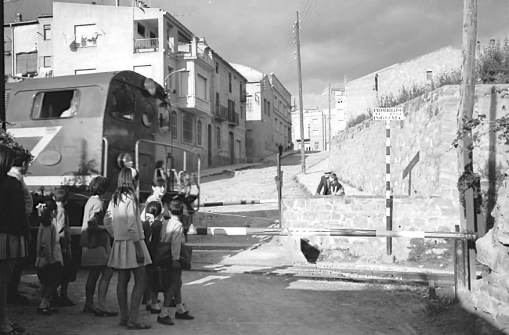1970:  Pas a nivell del carrer de Viladordis. (Autor: Antoni Quintana Torres. Foto enviada per Jaume Quintana)