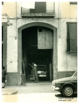 1968:  Detall de la Muralla de Sant Francesc. (Foto enviada per Antònia M. Gorgas Bargay)