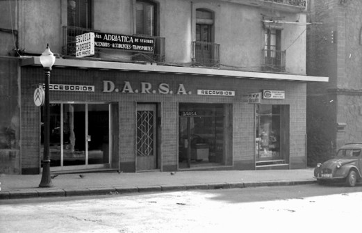 1969:  L'empresa D.A.R.S.A., a la ctra. de Vic.. (Autor: Antoni Quintana Torres. Foto enviada per Jaume Quintana)
