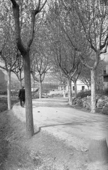 1936:  Carretera del Pont de Vilomara. (Autor: Albert Torra Ferrer. Foto enviada per Montserrat Torra Puigdellívol)