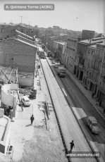 Carretera de Vic. Vistes del sector del Pont de Ferro, el primer tram de les obres. Maig 1970. (Fotografia: Antoni Quintana Torres/Arxiu Comarcal del Bages).