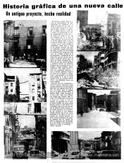 Pàgina publicada a “Manresa “ el 2 d’abril de 1970 titulada “Historia gráfica de una nueva calle”. (Arxiu Comarcal del Bages).