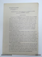 20/6/1964: memòria resumida del projecte de les obres signada per l’arquitecte municipal. (Arxiu Municipal de Manresa).