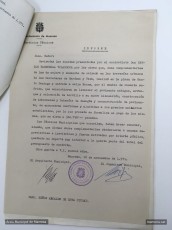 Certificació de pagaments de les obres al contractista Carlos Tarruella Vilardosa. (Arxiu Municipal de Manresa).