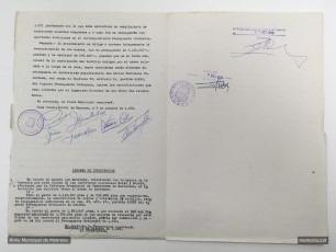 5/10/1970: documents sobre les obres complementàries a fer a les voreres. (Arxiu Municipal de Manresa).