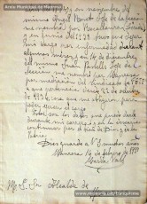 Gener-maig de 1939: acreditacions de mestres adreçades a l’alcalde de Manresa o a les autoritats pertinents per demostrar que exercien com a professors en escoles de la ciutat abans de l’arribada de les tropes franquistes i per indicar el sou que rebien. Els mestres que s’acrediten són: Concepció Abadal i Puigferrat, Trinitat Colomina Muràs, Àngela Mató Puigmitjà, Rosa Borràs Llauradó, Julita Llop Masqué, Pau Guiu Domingo, Dolors Mas de la Fuente, Guadalupe Guisasola Rodríguez, Josepa Borràs Aragonès, Felisa Rufas Clavera, Ramon Santacana Minguell, Aparici Jané Vila, Guadalupe Jané Cornet, Maria del Olvido Álvarez Álvarez, Ildefonsa Matamala Barnet, Valeri Caldas Altimiras, Carme Montagut Simó, Enric Morató Alguacil, Maria Teresa Llorens, Concepció Serrano Hernández, Maria Rosario Biel Casals, Maria Vall Soldevila, Carme Piqué Bartolomé, Josep Vidal Monge, Maria Garriga Pons, Teresa Llasera Sala, Ramon Pallàs Prades, Maria Llaveries Viladomiu, Vicenta Cuende Sierra, Josepa Riera Vives, Rosa Macau Roig, Vicenç Ramírez Tormo, Maria Teresa Bruto Sans, Hermenegild Lladó Bilarrubies, Pilar Espada Cristóbal, Purificació Espada Cristóbal, Dolors Ribes Grau, Assumpció Tomàs Suades, Rosa Fortuny Riera, Josep Martínez Aguado, Assumpció Rovira Tenas, Antònia Trapé Carrera, Aureli Górriz Vivas, Eugènia Giró Ortega, Pere Aloy Anell, Maties Modest Vicente Giménez, Joan Martí Garriga i Aurora Bernal Navarro. (Arxiu Municipal de Manresa)
