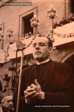 Maig de 1950: imatges de la visita de la marededéu de Fàtima a Manresa. Milers de fidels van sortir a rebre-la pels carrers de la ciutat. (Fons Grifé, Gamisans, Lladó – Arxiu Comarcal del Bages)