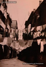 Maig de 1950: imatges de la visita de la marededéu de Fàtima a Manresa. Milers de fidels van sortir a rebre-la pels carrers de la ciutat. (Fons Grifé, Gamisans, Lladó – Arxiu Comarcal del Bages)
