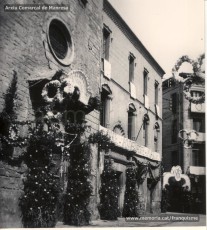 Maig de 1950: imatges de la visita de la marededéu de Fàtima a Manresa. Milers de fidels van sortir a rebre-la pels carrers de la ciutat. (Fons Grifé, Gamisans, Lladó – Arxiu Comarcal del Bages)