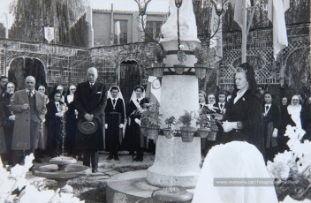 5/12/1954: benedicció del monument a Maria Immaculada, erigit per les Religioses Filles de Sant Josep als jardins de la Clínica de Sant Josep, per perpetuar les festes jubilars de l’Any Marià. Beneït per l’arxiprest Valentí Gibert i apadrinat per l’alcalde Prat Pons i la seva esposa, Dolors Pujol.
