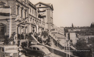 Celebració del IV Centenari de l’Aprovació Pontifícia del Llibre d’Exercicis Espirituals de Sant Ignasi (a la Seu, a la Cova i al Teatre Kursaal), XXV aniversari de la Obra d’Exercicis Parroquials (OEP) a Catalunya i col·locació de la primera pedra de l’església del Rapte. (17/5/1948).