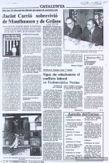 L’article sencer d’on s’ha extret la fotografia anterior. Va ser publicat pel manresà Josep Maria Bertran Teixidor, a “El Correo Catalán, 5-5-1978”).