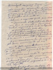 13-11-1966: Carta de Jacint Carrió a Joan Pagès en què li informa que ha rebut de França el carnet de deportat polític. (Arxiu Històric de l’Amical de Mauthausen).