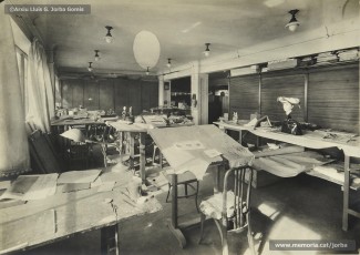 (2/2) Febrer 1933. Oficines i secció de publicitat i dibuix al quart pis.