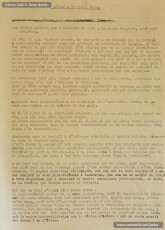 (14/14) Any 1965. Homenatge a Lluis Torra Pujol (1900-1968) amb motiu de la seva jubilació. Aquest empleat havia treballat 50 anys a Can Jorba, a l’administració de la secció de queviures. L’acompanyen Pere Jorba Puigsubirà, a la seva dreta, i Lluís G. Jorba Gomis, a la seva esquerra. Pere Jorba Puigsubirà féu el parlament en nom de l’empresa.