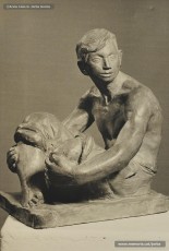 (19/29) 20/2/1969. Vistes de l’exposició de pintures, dibuixos i escultures de Lluís Uró.